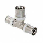 Тройник переходной VALTEC VTm.231 - 20 x 20 x 16 (прессовой, для металлопластиковых труб)