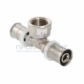 Тройник с переходом на внутреннюю резьбу VALTEC VTm.232 - 20 x 3/4" (прессовой, для металлопл.труб)