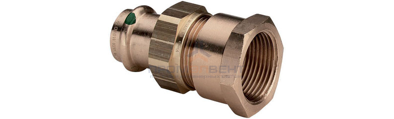 Переход на внутреннюю резьбу разъемный Viega G3 Sanpress 2262 - 22 x 3/4