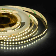 00-301 Светодиодная лента, 24В, 18Вт/м, smd2835, 168д/м, IP20, 2000Лм/м, подложка 10 мм, 5м, теплый белый