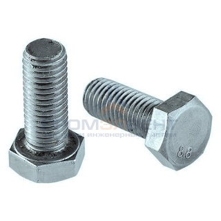 Болт М6х40 с шестигранной головкой оцинкованный DIN933