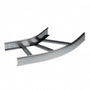 Угол горизонтальный 45? 80x500 R300, нержавеющий