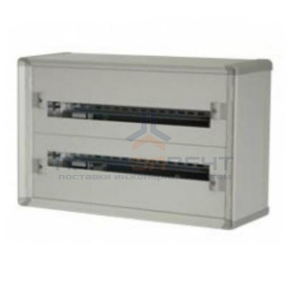 Шкаф пластиковый Legrand XL3 160 накладной на 48 (2х24) модулей с шиной без двери